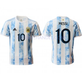 Herre Fotballdrakter Argentina Lionel Messi 10 Hjemme 2020 Kortermet